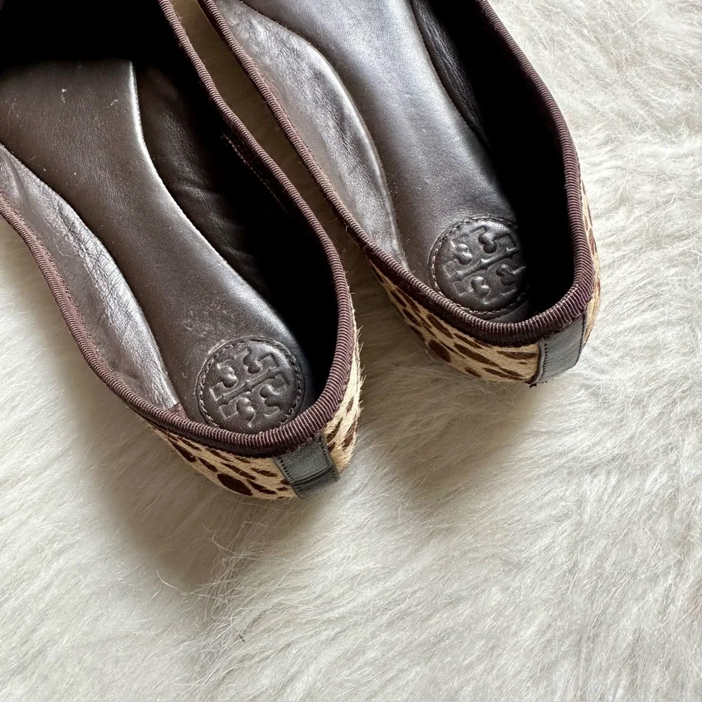 Tory Burch Chelsea Ballet Animal Print Flats - Picture 6 of 11